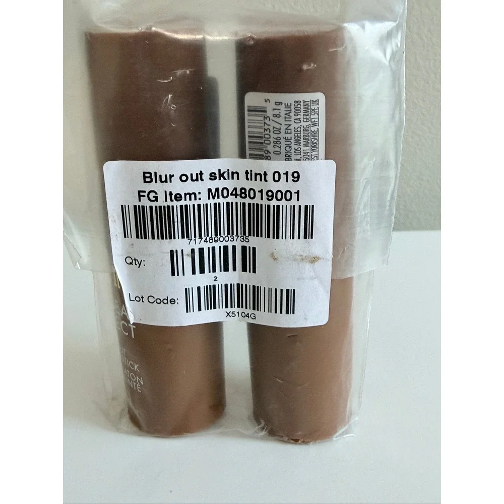 Milani Skin Tint Stick Women 19 Deep Warm Golden Blur Out Lot of 2 NWT